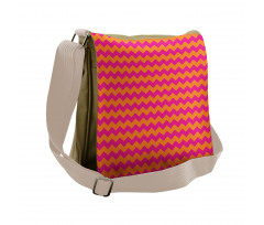 Zigzag Chevron Line Messenger Bag