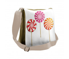 Lolly Pops on Sticks Messenger Bag