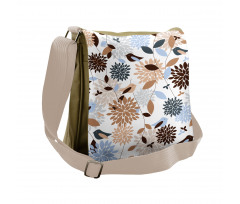 Hydrangea Abstract Messenger Bag