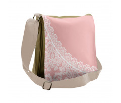 Lace Style Border Messenger Bag