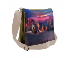 Wild Alpine Scene Messenger Bag