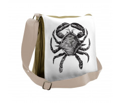 Crustacean Family Artwork Messenger Bag