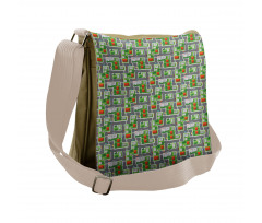 Houses Gardens Messenger Bag