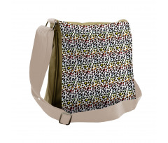 Colorful Mammal Messenger Bag