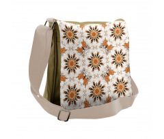 Mandala Butterfly Messenger Bag