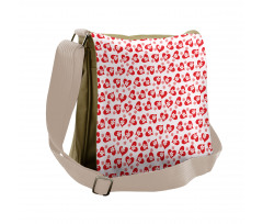 Flowers Valentines Day Messenger Bag