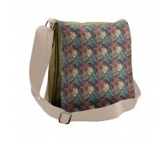 Colorful Foliage Leaves Messenger Bag