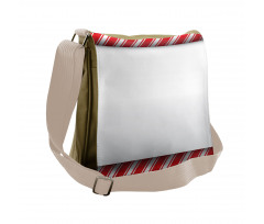 Abstract Borders Messenger Bag