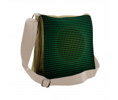 Grid Tile Polygons Messenger Bag