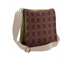 Traditional Geometric Messenger Bag