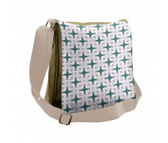 Abstract Geometrical Messenger Bag