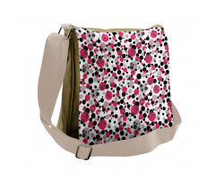 Retro Circle Dots Messenger Bag