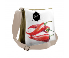 Chili Pepper Hot Spicy Messenger Bag