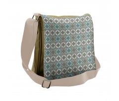 Retro Circles Messenger Bag