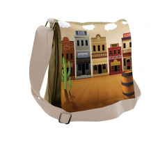 Wild West Village Town Messenger Bag