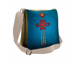 Hanging Knot Messenger Bag