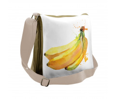 Tropical Illustration Messenger Bag