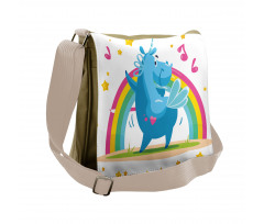 Cartoon Horse Messenger Bag