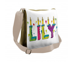 Joyful Letters Birthday Messenger Bag