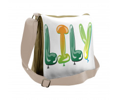 Common Girl Name Balloons Messenger Bag