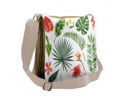 Lush Jungle Rainforest Messenger Bag