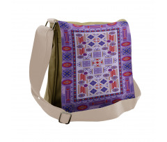 Timeless Eastern Motif Messenger Bag