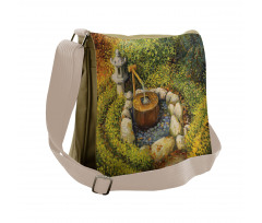 Water Basin Lantern Messenger Bag