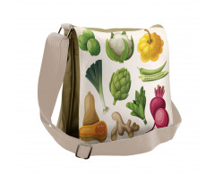 Exotic Fresh Food Messenger Bag