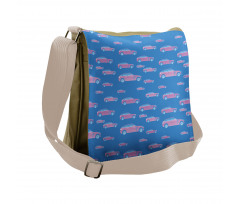 Grunge Car Design Messenger Bag