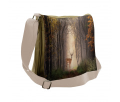 Deer Mystical Forest Messenger Bag