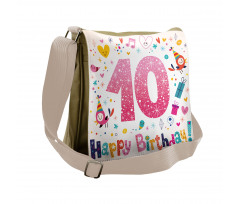 10 Years Kids Birthday Messenger Bag