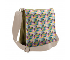 Multi Formed Pairs Messenger Bag