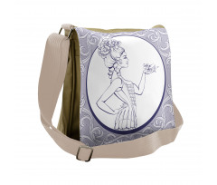 Rococo Style Messenger Bag