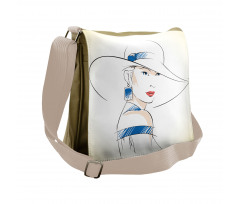 Fashion Sketch Messenger Bag