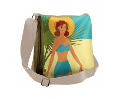 1950s Style Bikini Messenger Bag