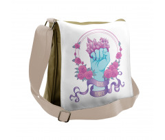 Fist Female Power Messenger Bag