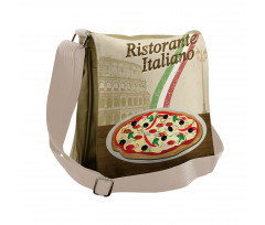 Italian Food Colloseum Messenger Bag