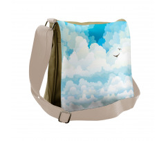 Silhouettes of Birds Messenger Bag