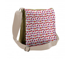 Pink Tone Doodle Messenger Bag