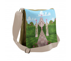 Ivy Covered Pillars Messenger Bag