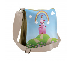 Clouds Princess Castle Messenger Bag