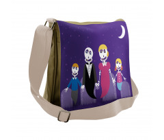 Family of Ghosts Messenger Bag