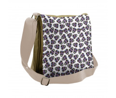 Calavera Skulls Messenger Bag