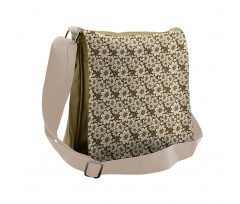 Cosmos Flower Messenger Bag