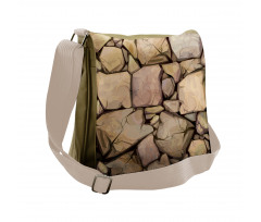 Cottage Stone Wall Messenger Bag