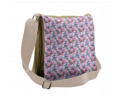 Low Poly Nature Scene Messenger Bag