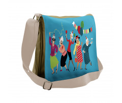 Mature Ladies Dance Messenger Bag