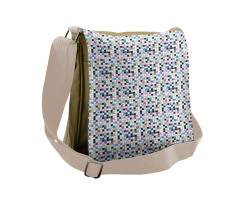 Colorful Shapes Pattern Messenger Bag