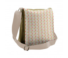 Simplistic Ivy Stems Buds Messenger Bag