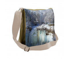 Frozen Minnehaha Fall Messenger Bag